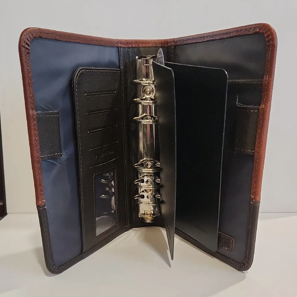 Franklin Covey Two-Tone Brown Leatherette Journal Cover